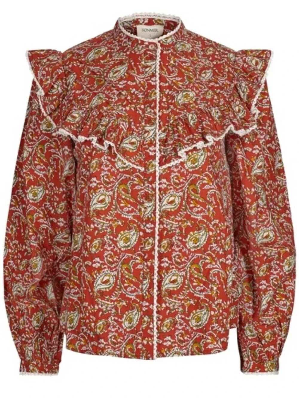 Sonmer Dorthy Blouse Terracotta Medium